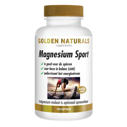 GOLDEN NATURALS MAGNESIUM SPORT 120 VEGA CAPS
